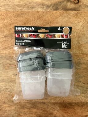 5/$20 NEW 6Pk Small Containers & Lids